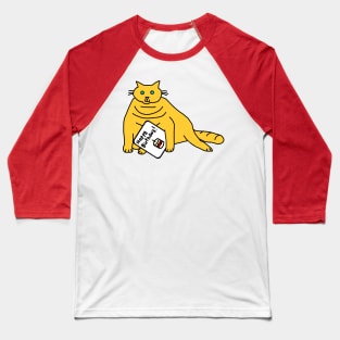 Chonk Cat says Happy Birthday Baseball T-Shirt